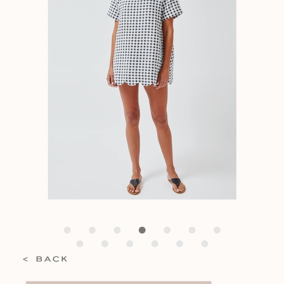 Lisa Marie Fernandez Scalloped Dress, NWT! - Picture 8 of 9